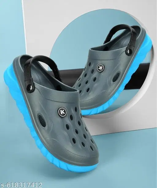 Paragon EVA Clogs for Men (Grey, 9)