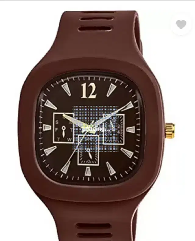 Analog Watch for Kids (Brown)