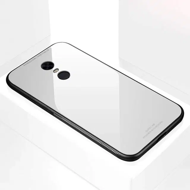 Rubber Back Cover For Mi Redmi Note 4, White