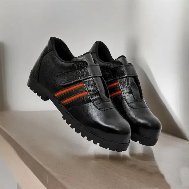 Safety Shoes for Men (Black, 3)