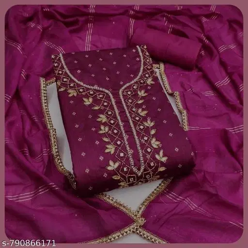 Embroidered Floral Patiala Suits for Women (7.05 meter (4XL)