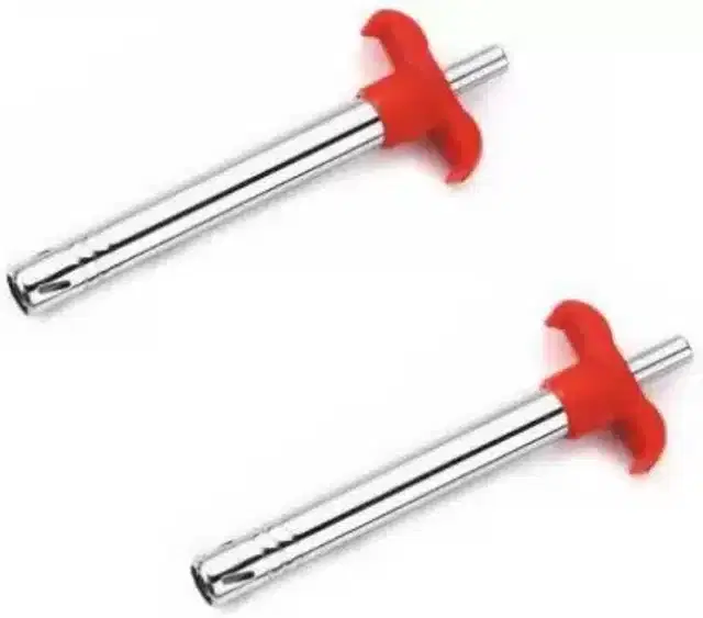 Steel Gas Lighter, Pack of 2, Multicolor