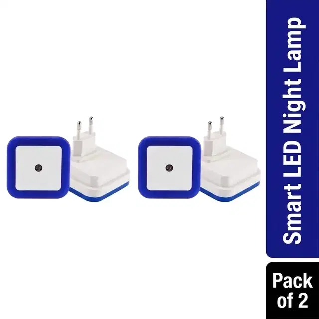 Plug In Led Smart Night Lamp With Automatic (Pack of 2)