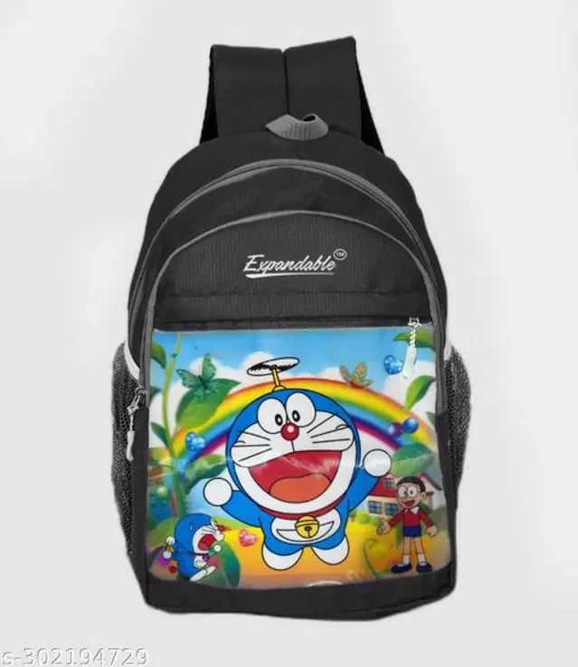 Canvas Backpacks for Kids, Black, 30 L