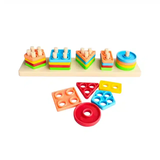 Educational Learning Puzzle Toys for Kids, Multicolor, Set of 1