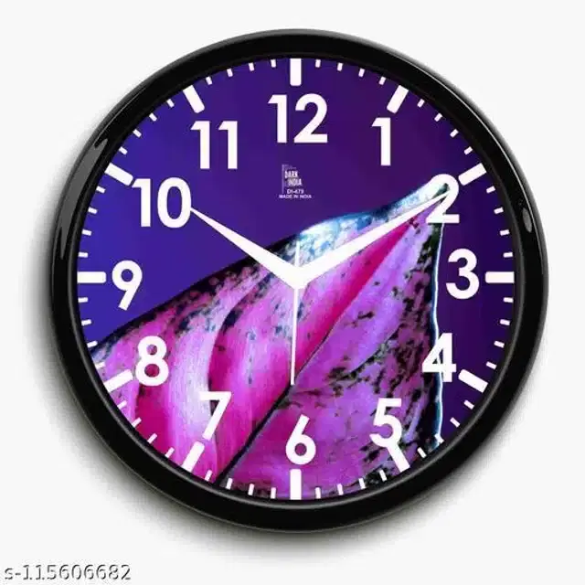 Designer Analog Wall Clock, Multicolor