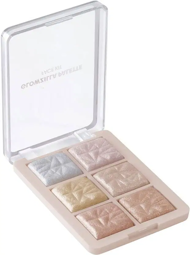 Shine Muse 6 Duo-Finish Highlighter & Blush Palette, Pack Of 1