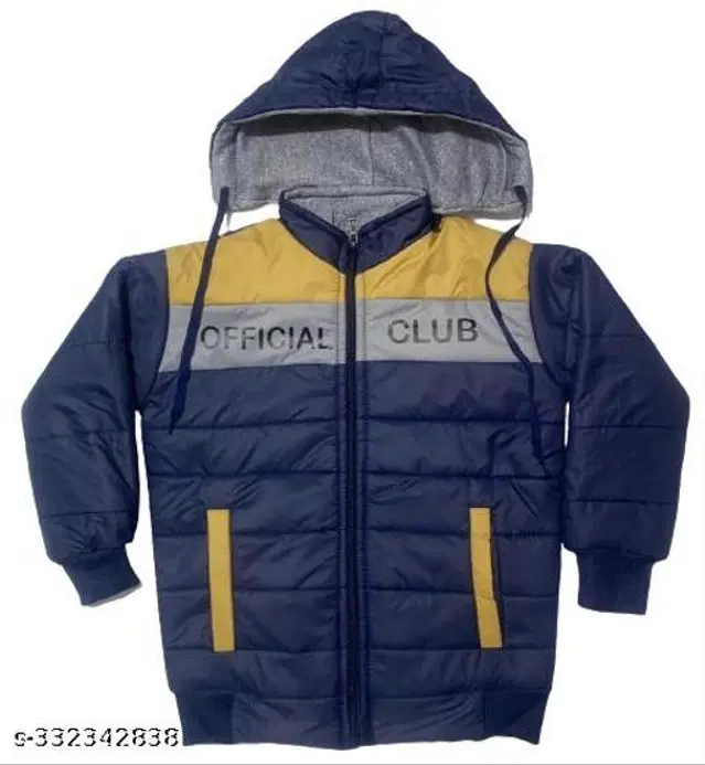Polyester Jacket for Boys (Multicolor, 4-5 Years)