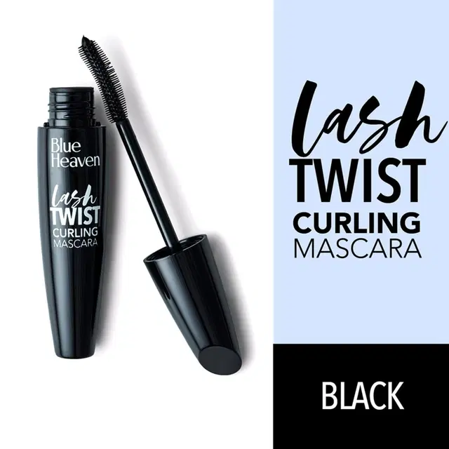 Blue Heaven Curling Lash Twist Mascara Black, 12ml ( Pack of 1)