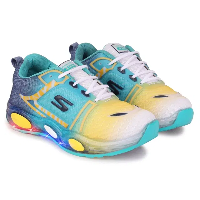 Casual Shoes for Boys (Green, 3C)