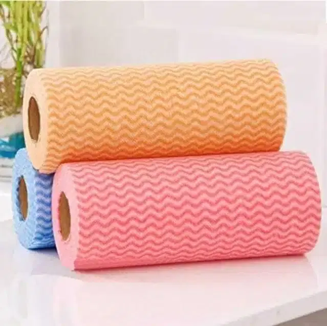 Non-Woven Multipurpose Kitchen Tissue, Assorted, 10 m, Pack of 3