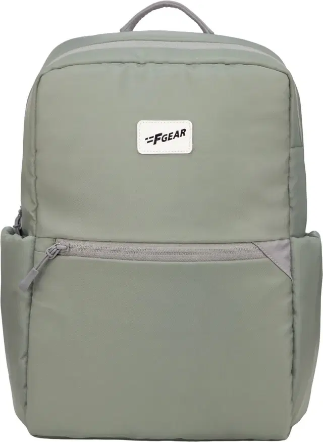 F Gear Small 12 L Laptop Backpack Cannes 12 L Laptop Backpack|Premium Soft Touch|3 Spacious Compartments, 2 Pocket (Green)
