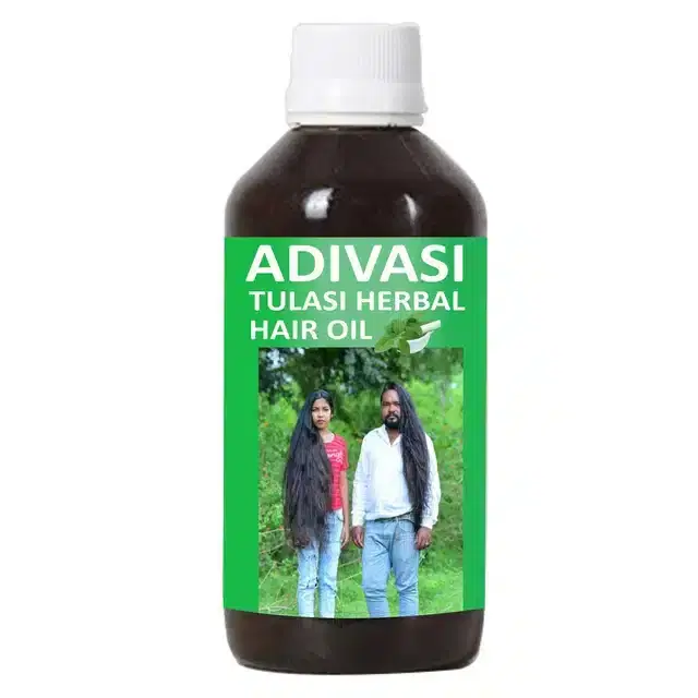 Oilanic Adivasi Tulsi Herbal Hair Oil for Hair Fall & Hair Growth, 125 ml