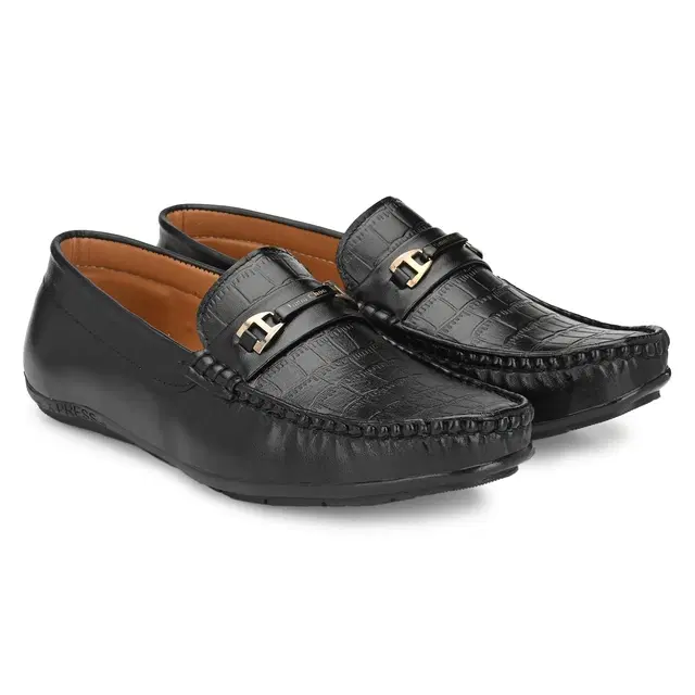 Loafers for Men (Black, 6)