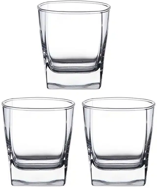 Liquor cum Cocktail Glasses, Transparent, 180 ml, Pack of 3