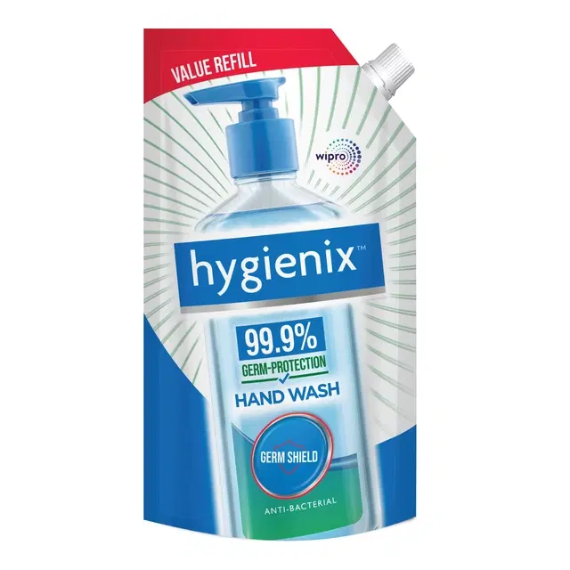 Hygienix Anti-Bacterial Germ Shield Handwash, 675 ml (Pouch)