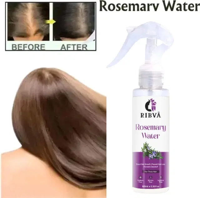 Ribva Rosemary Water Hair Spray, 100 ml
