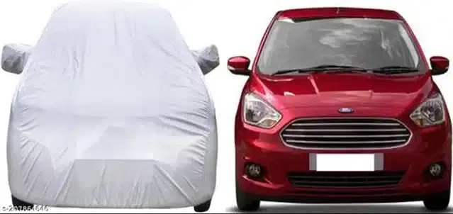 Taffeta Waterproof Car Cover for Ford Aspire, Multicolor
