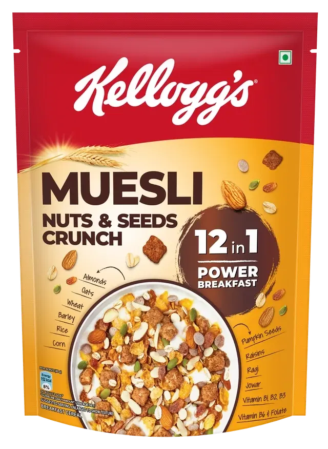 Kellogg'S Nut Delight Muesli 500 g (Pouch)