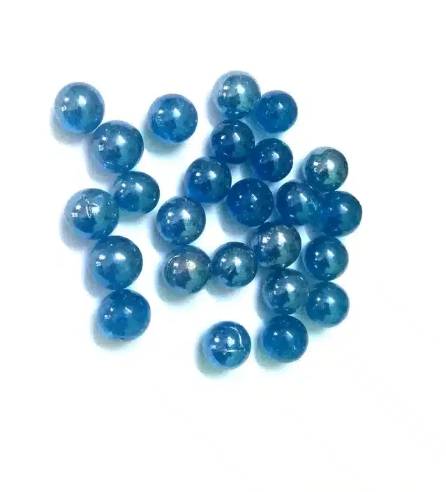 Glass Marbles, Blue, Pack of 25