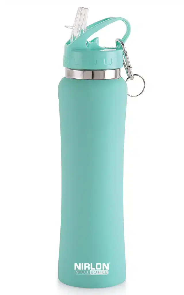 Stainless Steel Sipper Water Bottle, Green, 750 ml
