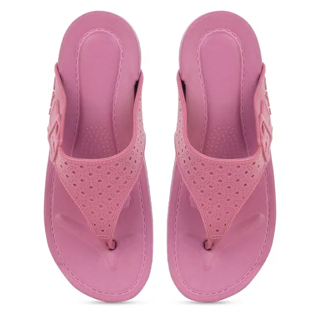 Flipflops for Women (Peach, 6)