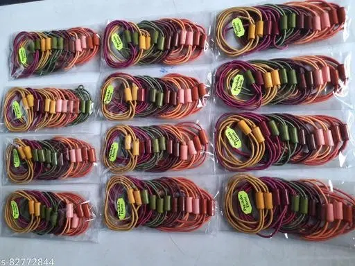 Multicolor Rubber Band for Women (Combo Of Different Color, Pack of 120)
