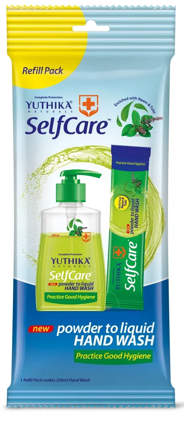 Yuthika Selfcare Neem & Tulsi Hand Wash Refill 9g (Pack of 3)