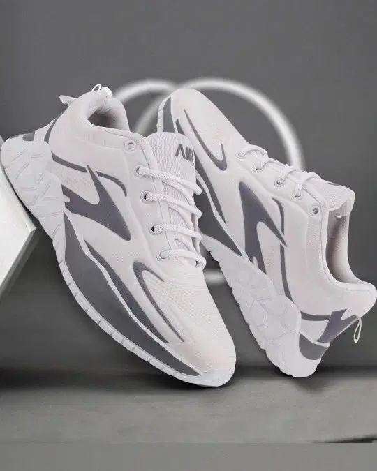 Casual Shoes for Men (White, 10)