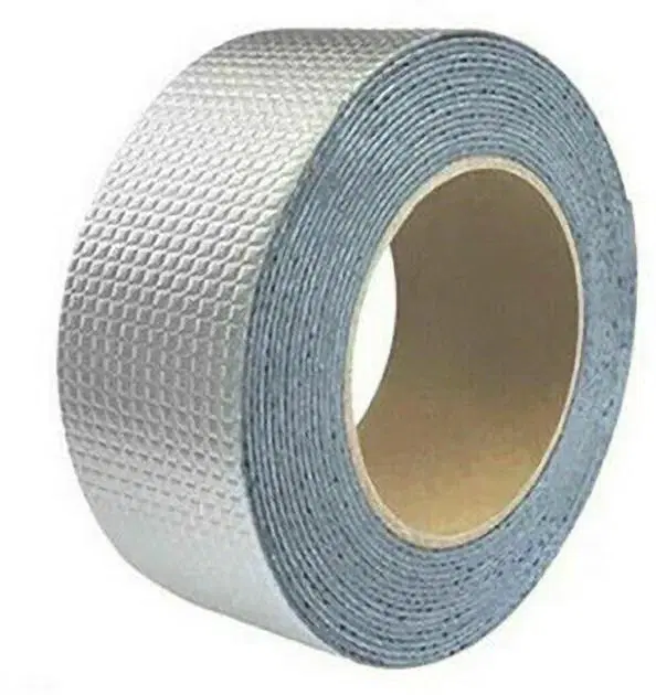 Aluminium Single Sided Self Adhesive Tape, Silver, 5 m
