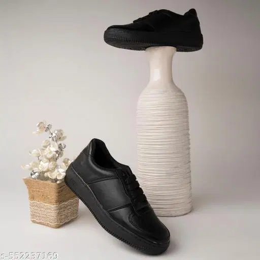 Shoetopia Girls Sneakers Black (14-15 Years)