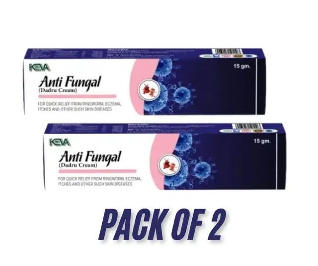 Keva Antifungal Cream, 15 g, Pack of 2
