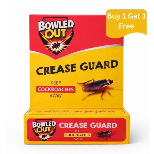 Bowled Out Crease Guard for Cockroaches 2X19 g (Buy 1 Get 1 Free)