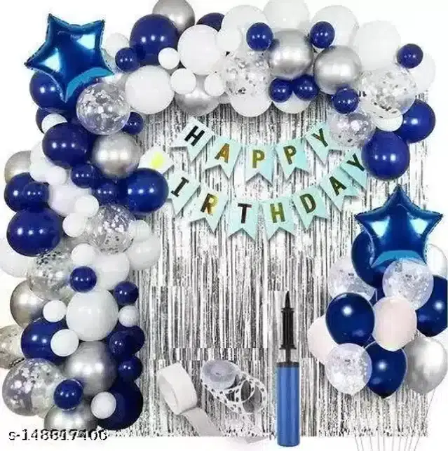 Birthday Decorations Kit, Set of 1, Multicolor
