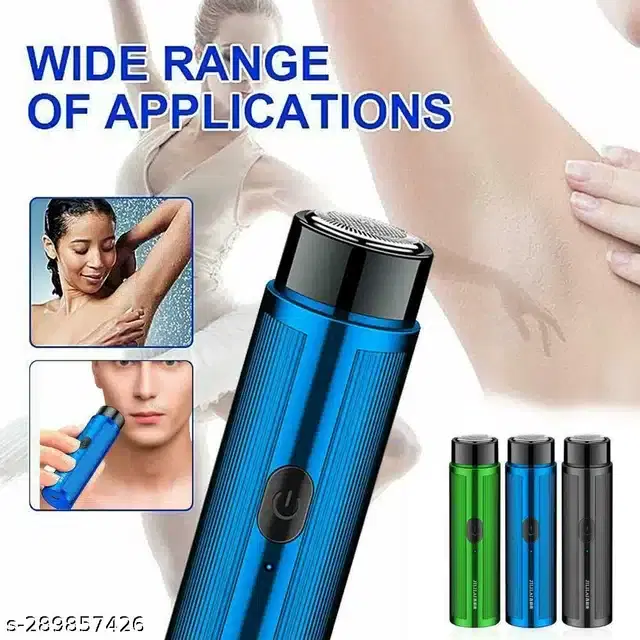 Mini Portable Electric Shaver for Men & Women, Blue