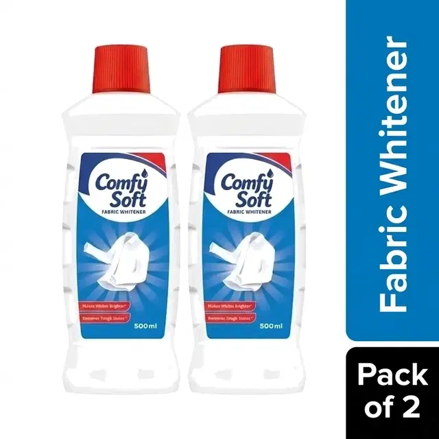 Comfy Soft Fabric Whitener 2X500 ml (Pack of 2)