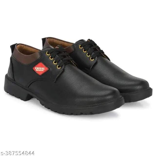 Formal Shoes for Men (Black, 6)