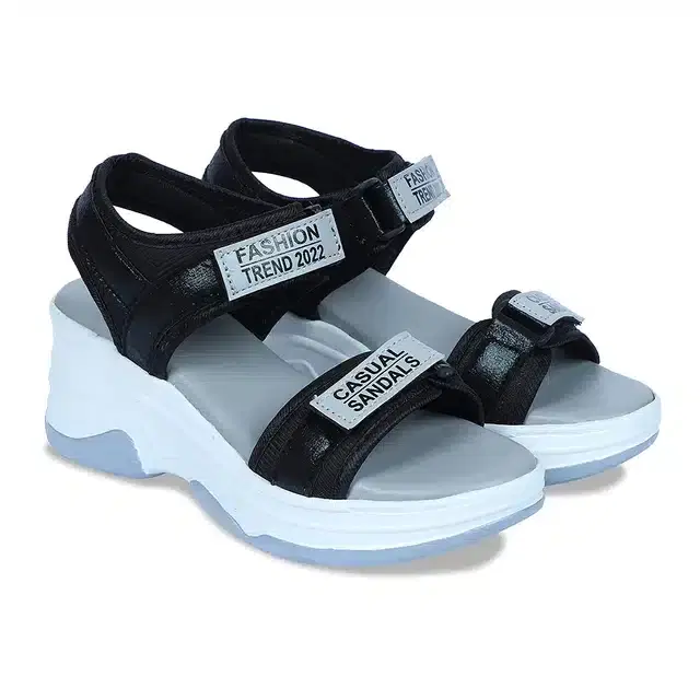 Sandals for Women (Grey, 3)