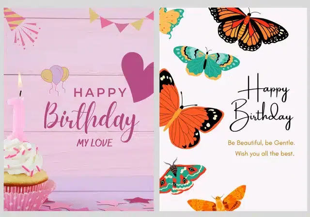 Birthday Greeting Cards, Multicolor