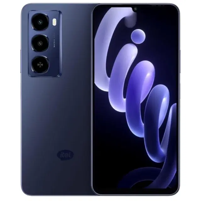 Rubber Mobile Back Cover for itel City 100 (Transparent)