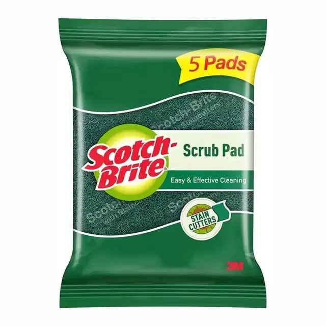 Scotch Brite Scrub Pad (Pack of 5)