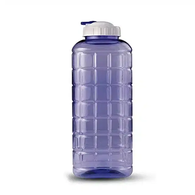 Airtight Plastic Water Bottle with Lid, Blue, 1500 ml
