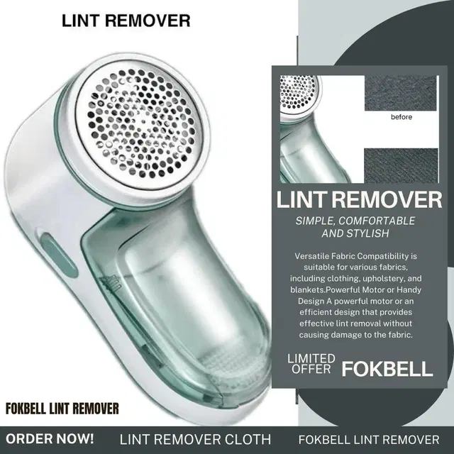 Lint Remover For Clothes ,Multicolour,(Pack Of 1)