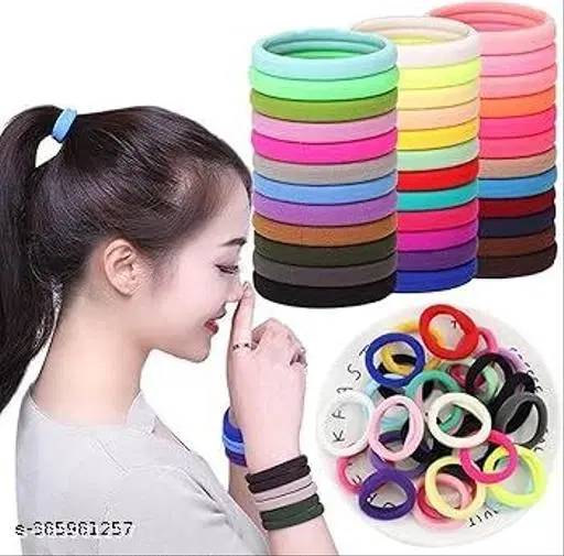 Light Rubber Band for Women (Light, Pack of 30)