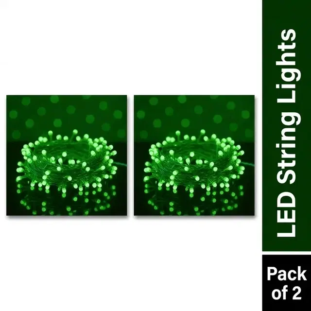 Mprow High Glow 10 Meter 34 Led's String (Pack of 2)