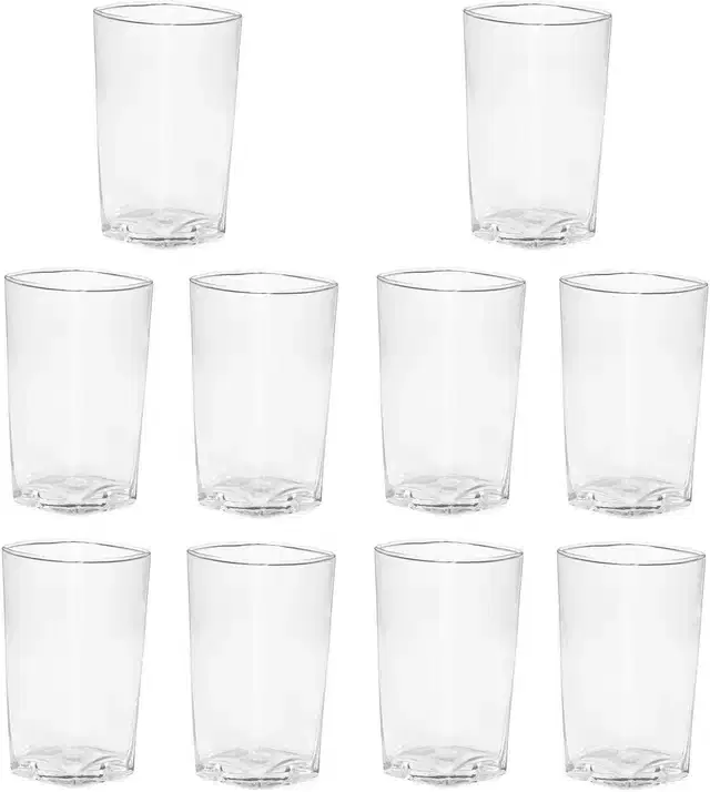 Liquor cum Cocktail Glasses, Transparent, 350 ml, Pack of 10