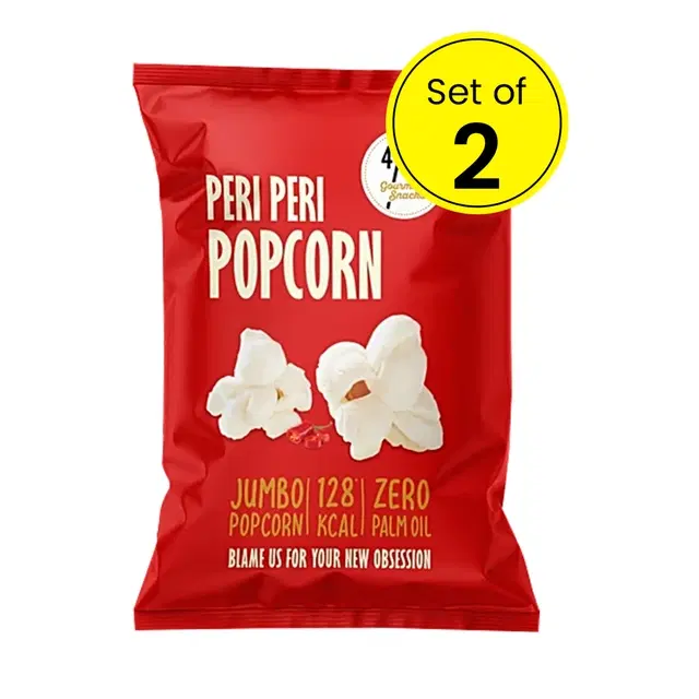 4700 BC Peri Peri Popcorn 2X25 g (Pack of 2)