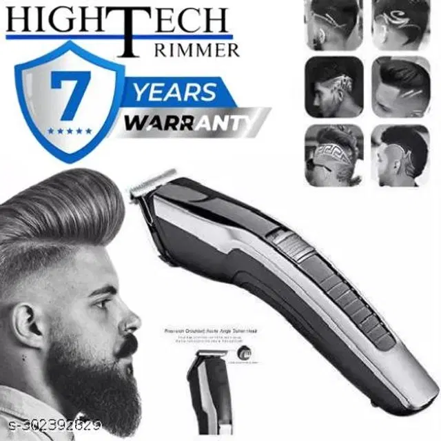 538AT Rechargeable Trimmer for Men & Women, Black & Grey