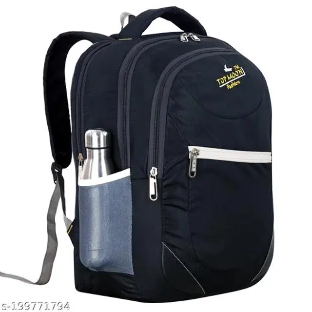 Polyester Backpack for Kids, Black, 35 L