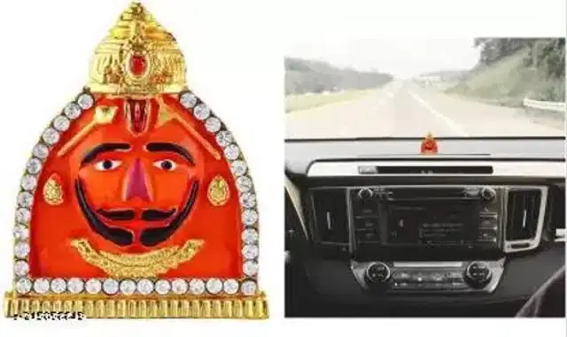 Salasar Balaji Car Dashboard Idol, Multicolor
